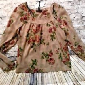 American rag sheer blouse
